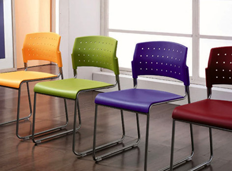 칼라 회의의자 <span>감각적인 디자인과 색상으로 완성된 회의공간</span>